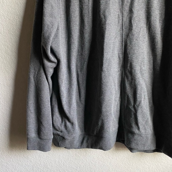 Harley Davidson Gray and Black Henley Long Sleeve 3 Button Pullover Sweater 2XL - Picture 14 of 16